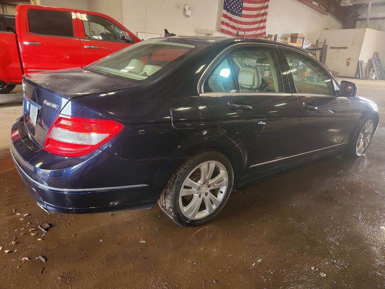 2008 Mercedes-benz C 300 4matic Blue vin: WDDGF81X18F068412