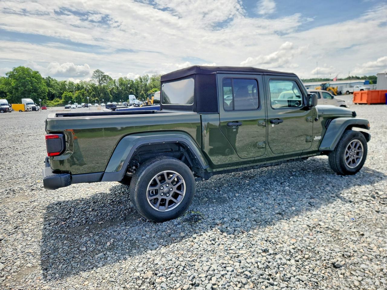 2022 Jeep Gladiator Overland Green vin: 1C6HJTFG2NL129487