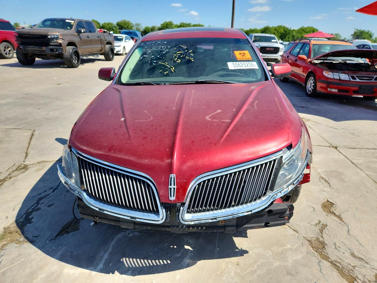 2013 Lincoln Mks Red vin: 1LNHL9DK1DG605373