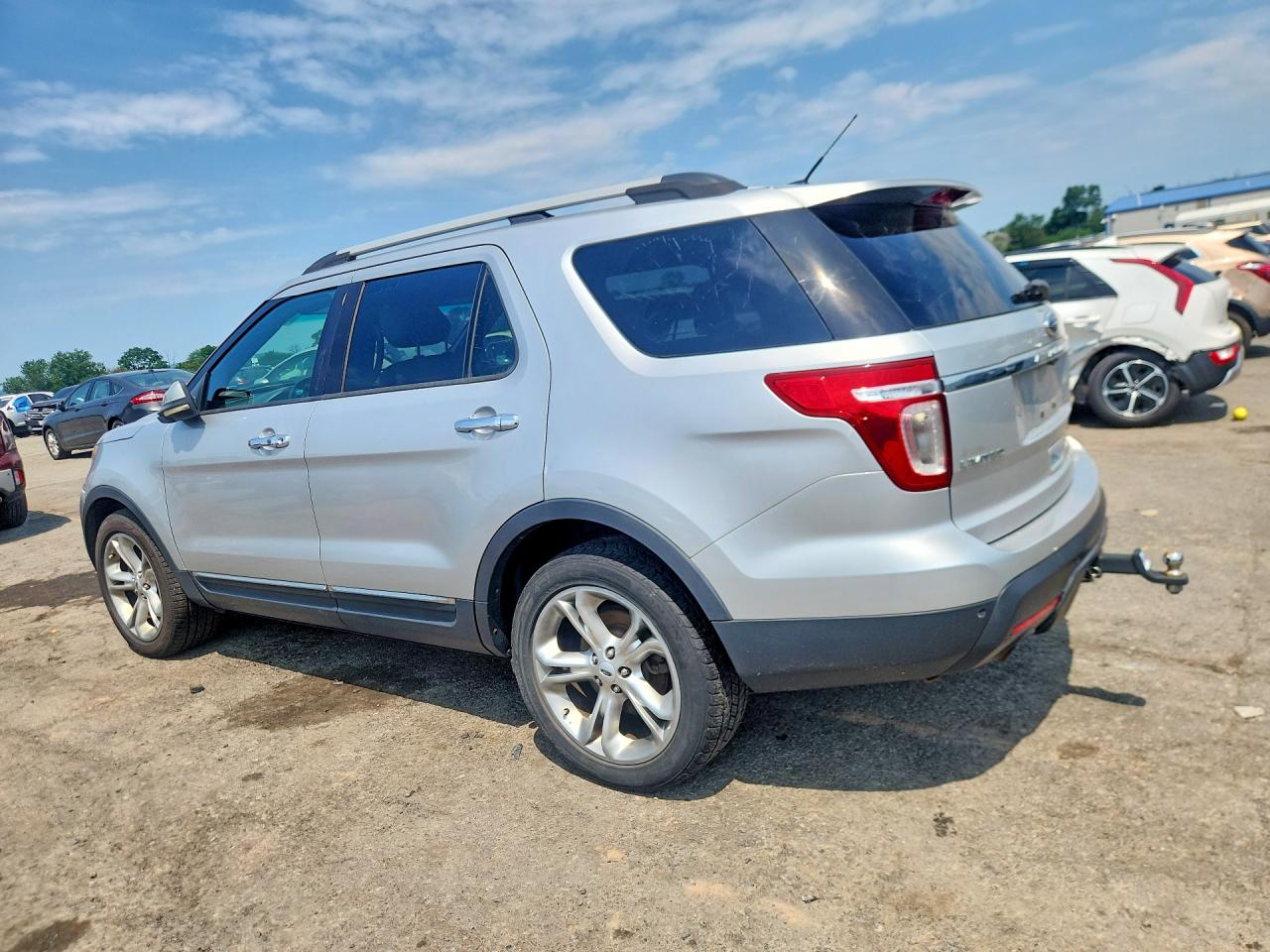 2012 Ford Explorer Limited Серебряный vin: 1FMHK8F81CGA07023