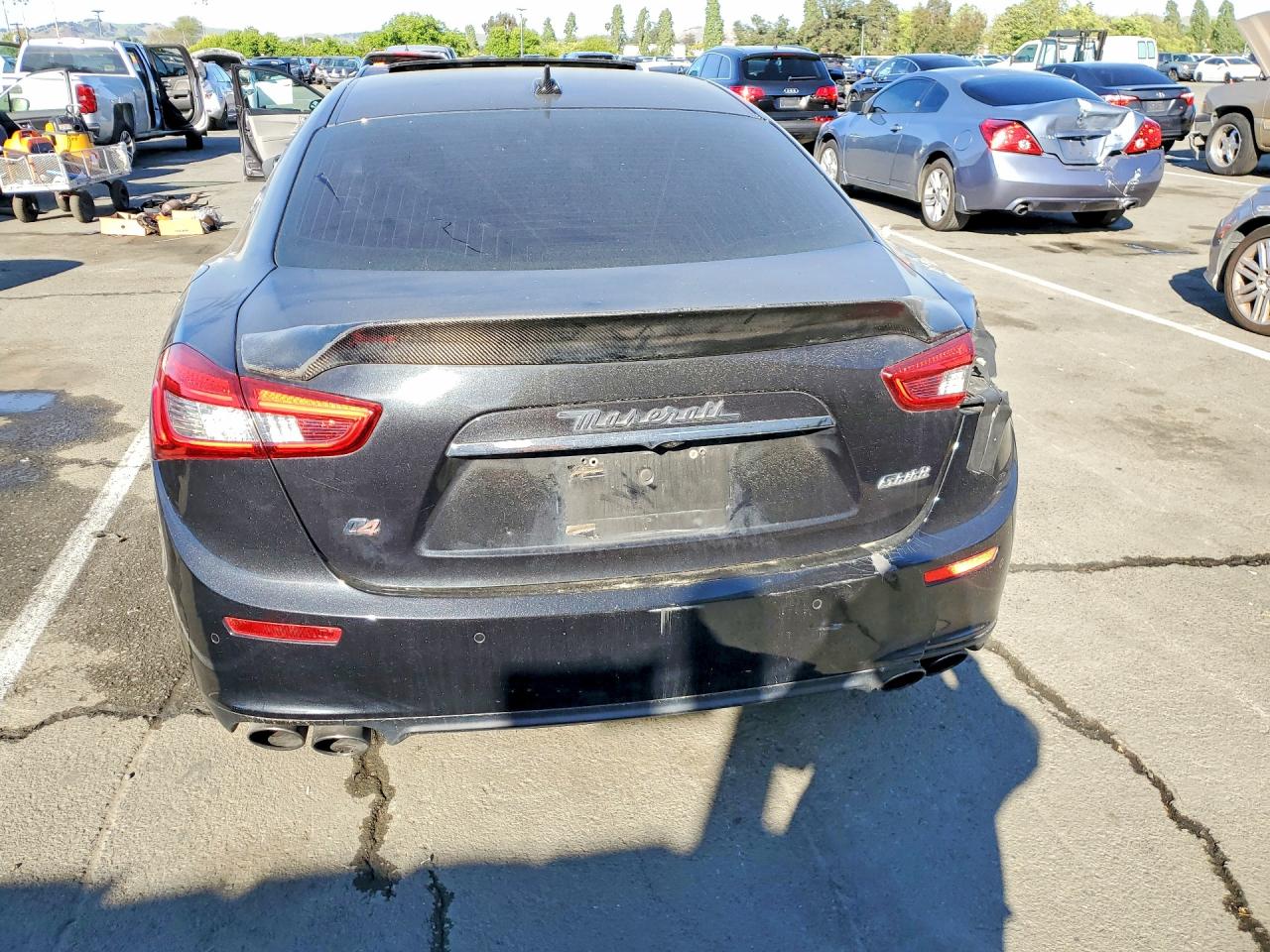 2014 Maserati Ghibli S Black vin: ZAM57RTA9E1085914