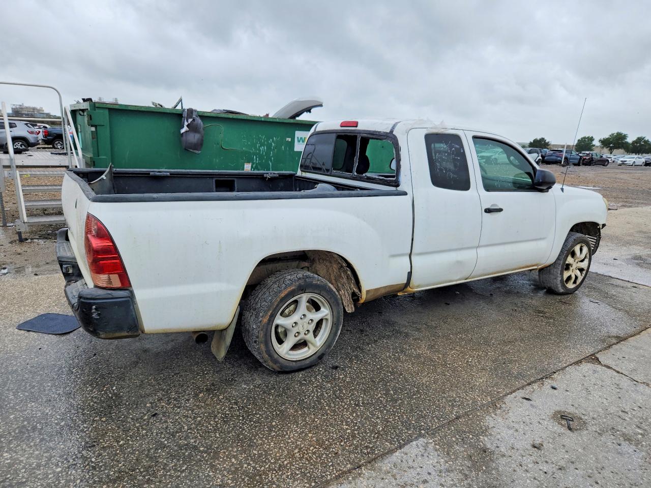 2007 Toyota Tacoma Access Cab White vin: 5TETX22N17Z443121