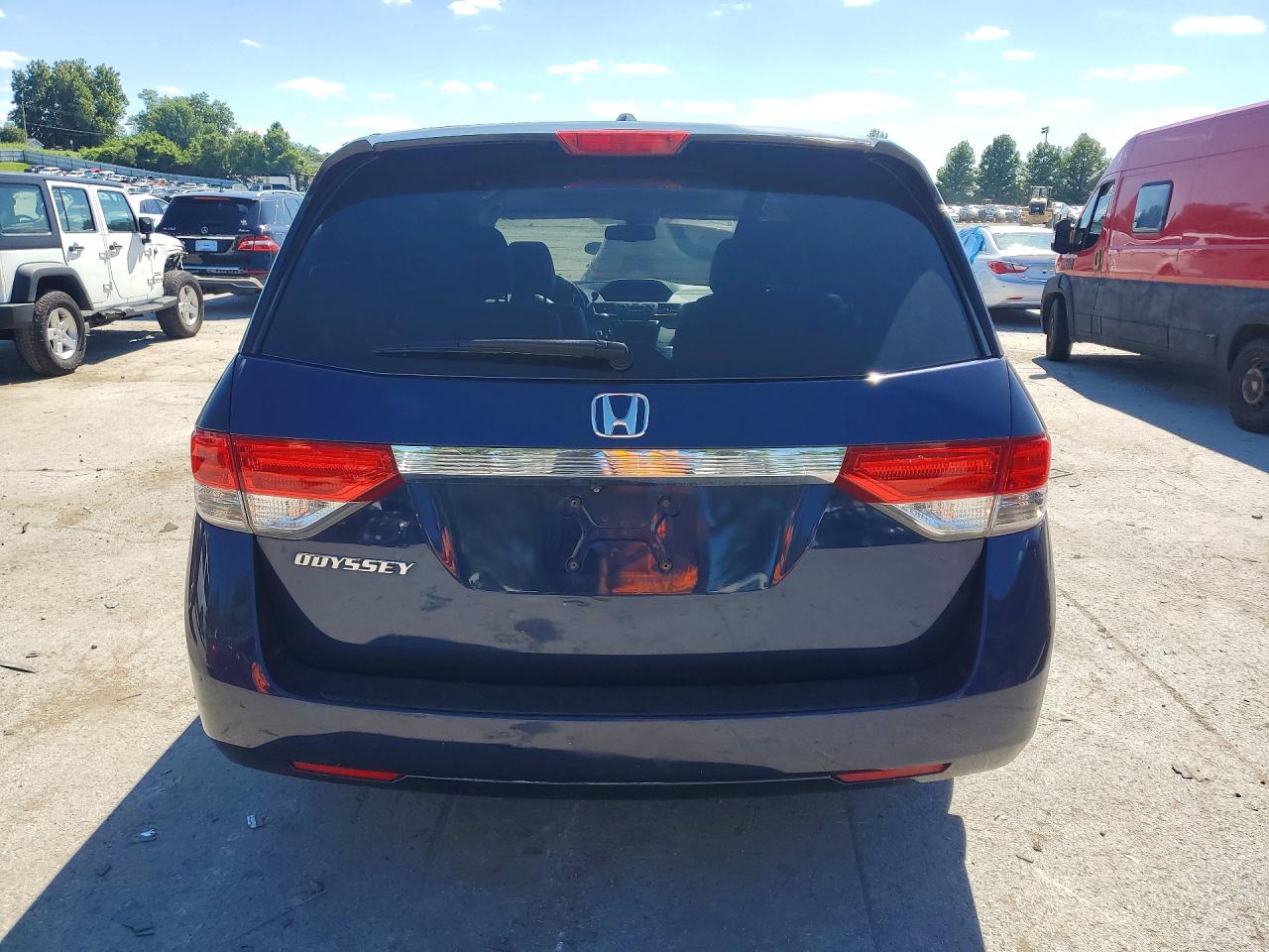 2014 Honda Odyssey Exl Синий vin: 5FNRL5H60EB133208