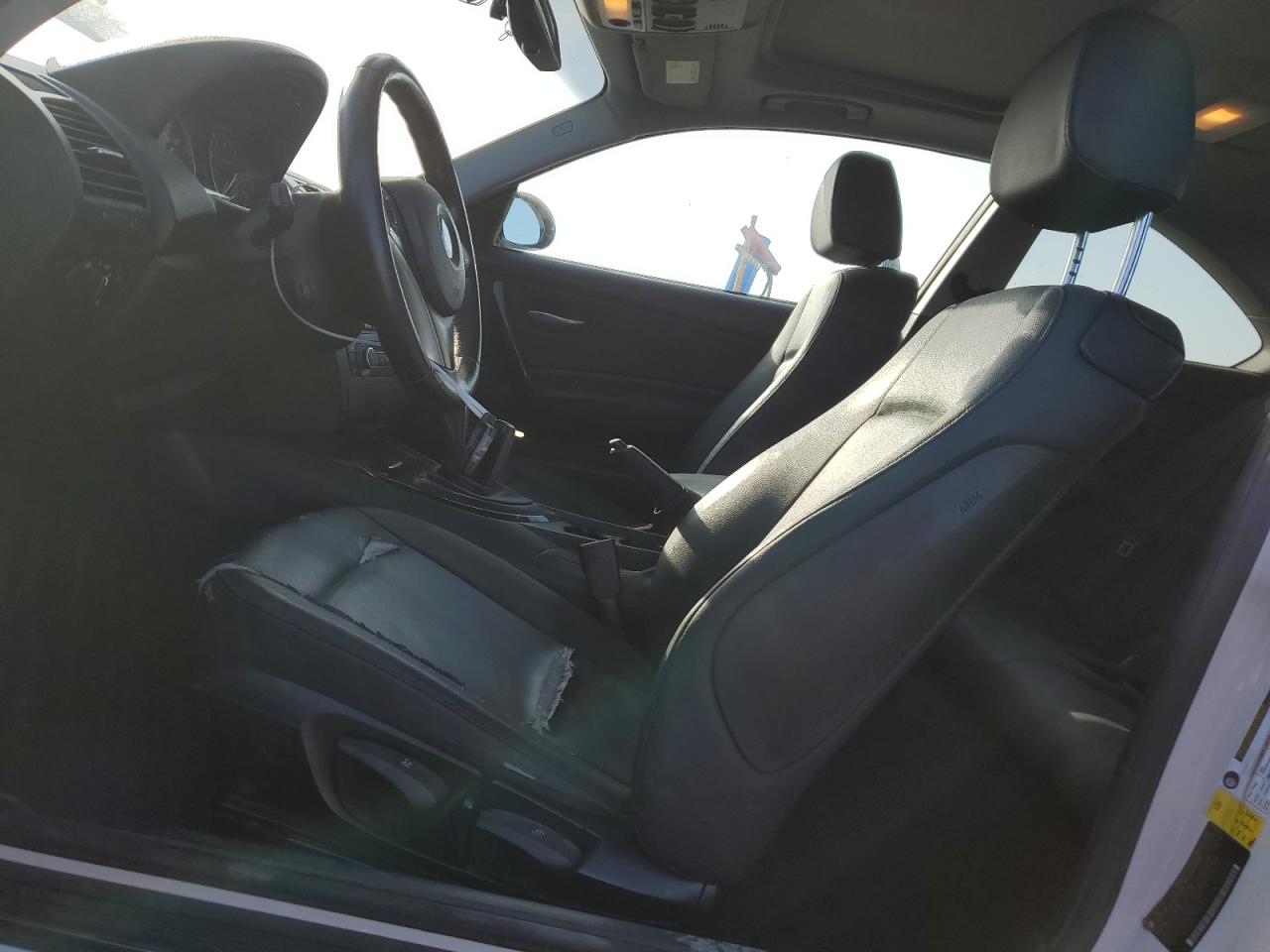 2009 Bmw 128 I White vin: WBAUP93569VF49274