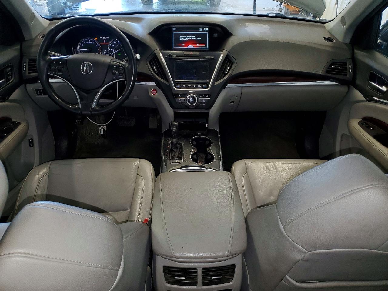 2014 Acura Mdx Gray vin: 5FRYD4H26EB016442