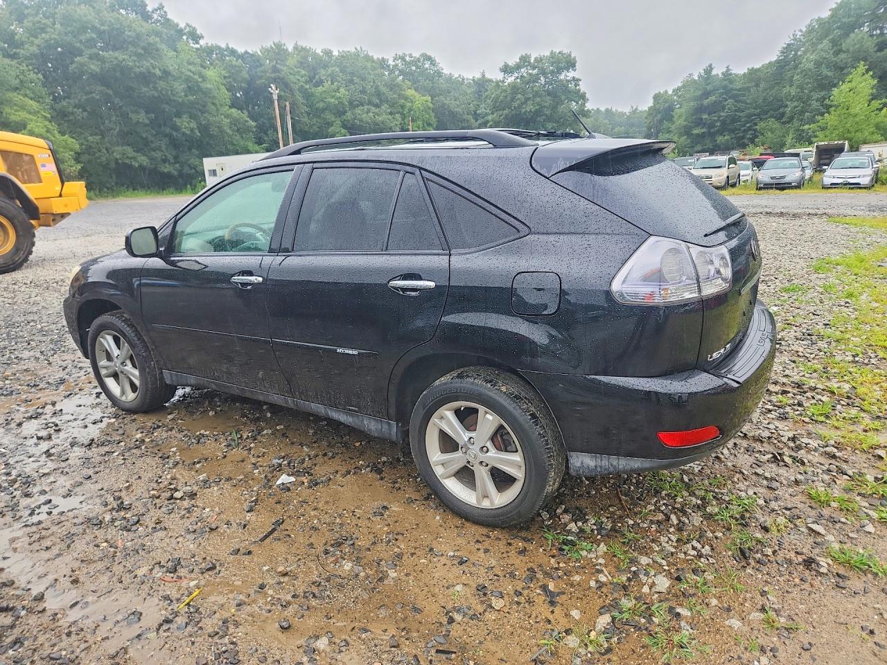 2008 Lexus Rx 400h Black vin: JTJHW31U982069688