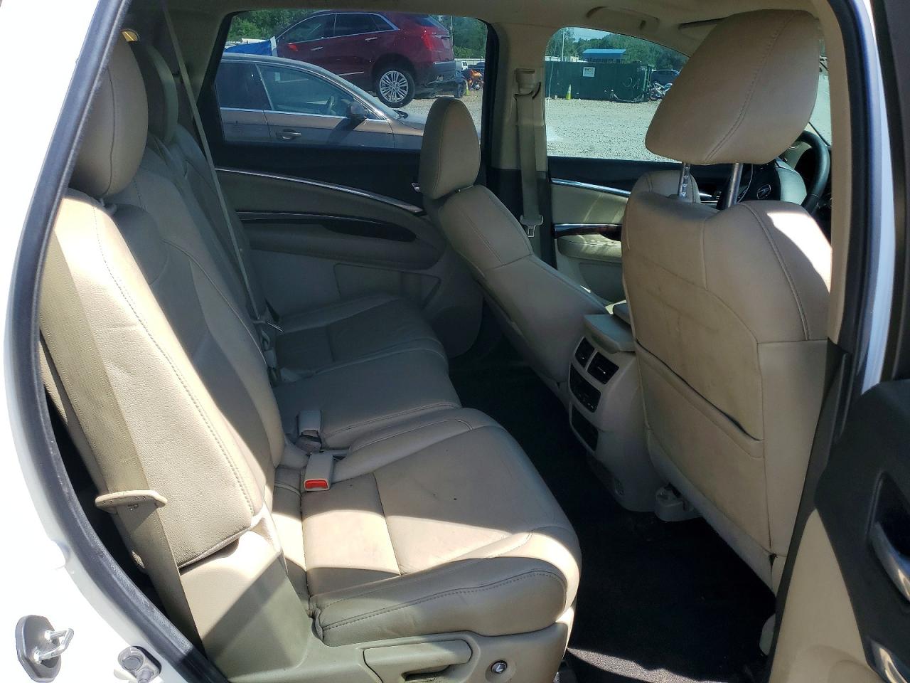 2014 Acura Mdx White vin: 5FRYD3H23EB003626