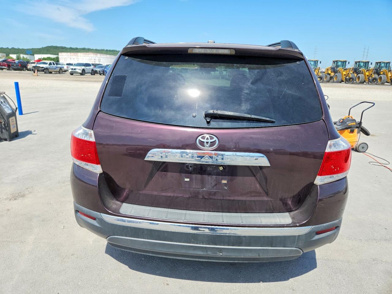 2011 Toyota Highlander Se Burgundy vin: 5TDZK3EH7BS036463