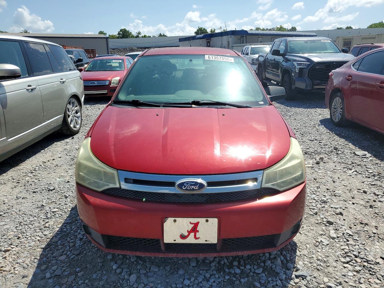 2010 Ford Focus Se Red vin: 1FAHP3FN1AW276341