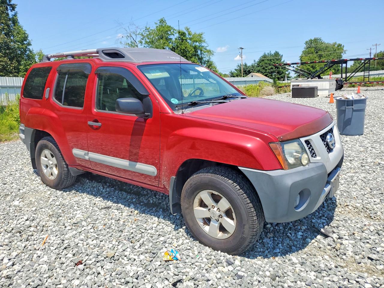 2011 Nissan Xterra X Red vin: 5N1AN0NW9BC515255