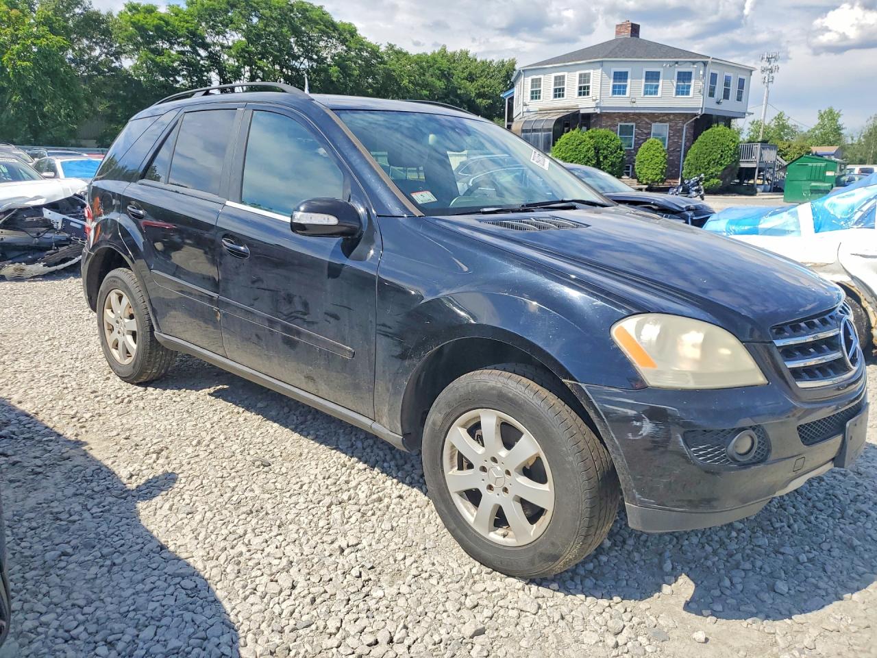 2007 Mercedes-benz Ml 350 Black vin: 4JGBB86E47A201937