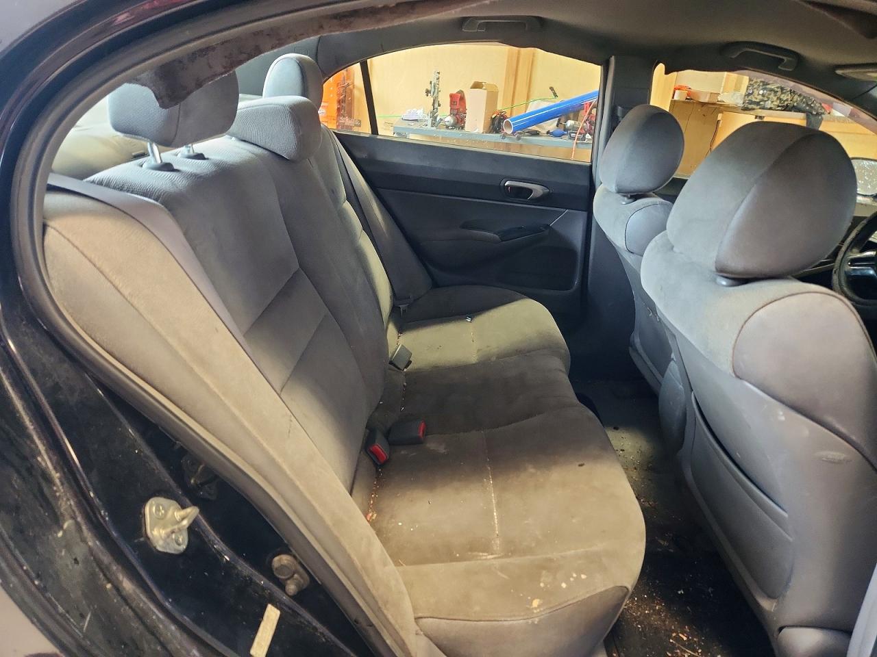 2007 Honda Civic Lx Black vin: 1HGFA16597L054827