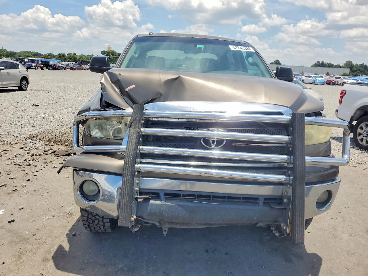 2011 Toyota Tundra Crewmax Sr5 Gray vin: 5TFDW5F19BX201094