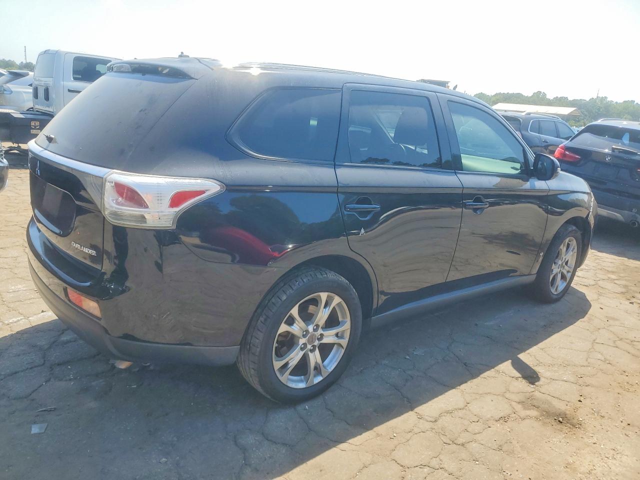 2014 Mitsubishi Outlander Se Black vin: JA4AD3A37EZ007043