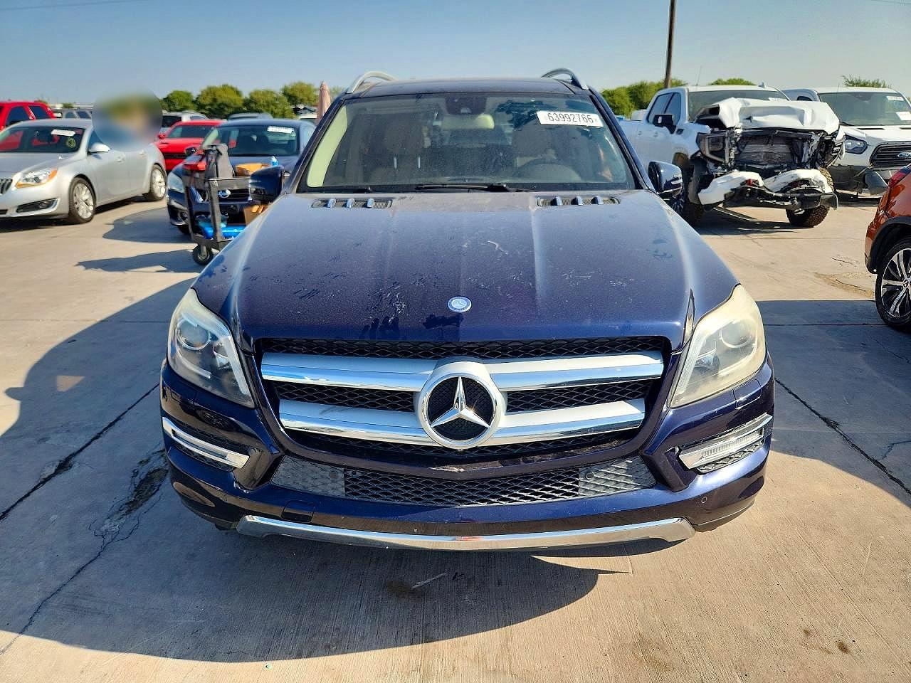 2015 Mercedes-benz Gl 450 4matic Blue vin: 4JGDF6EE7FA449245