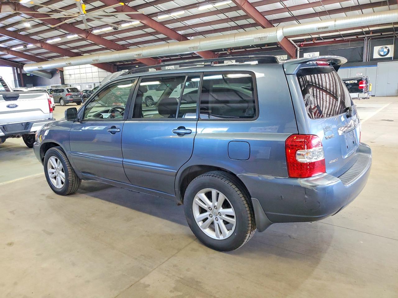 2006 Toyota Highlander Hybrid Blue vin: JTEEW21A960023532