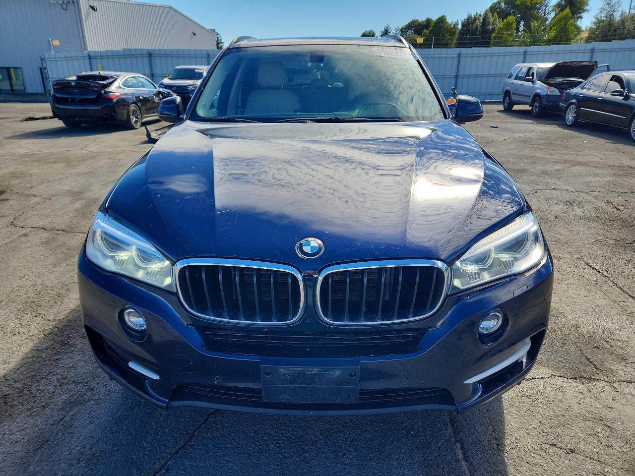 2015 Bmw X5 Xdrive35d Blue vin: 5UXKS4C58F0N07866