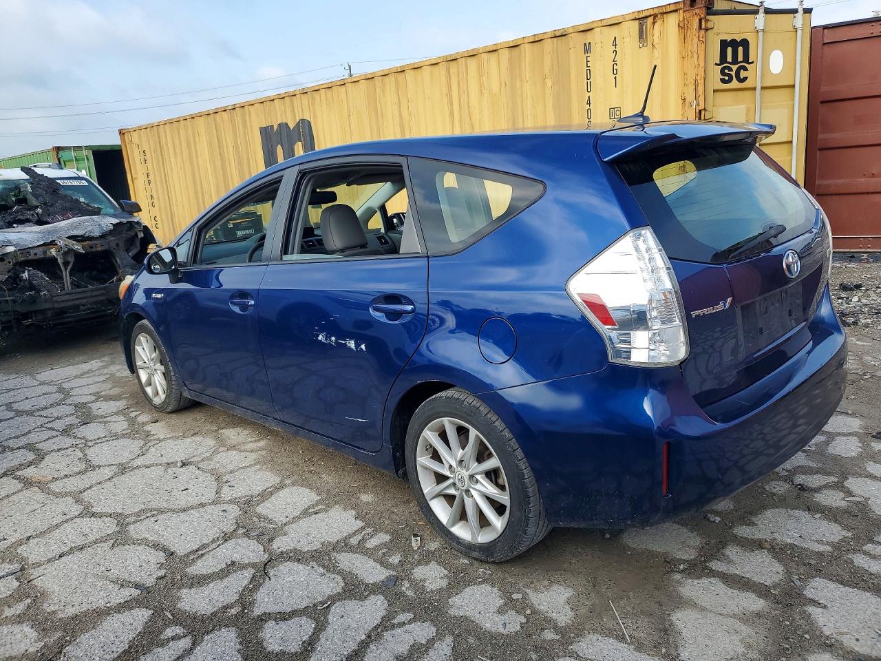 2012 Toyota Prius V Five Blue vin: JTDZN3EU3C3057057
