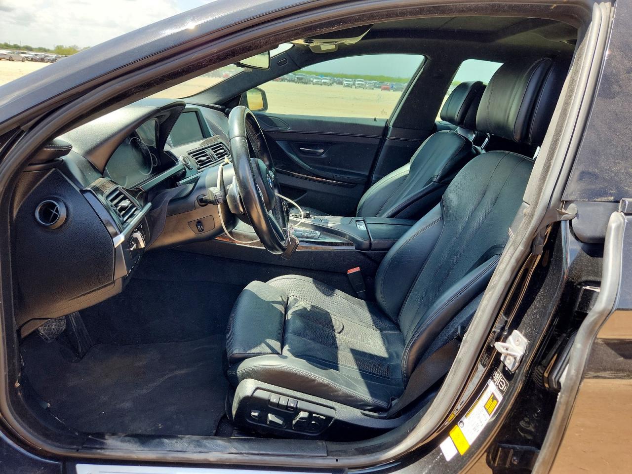 2014 Bmw 650 I Gran Coupe Black vin: WBA6B2C52ED129085