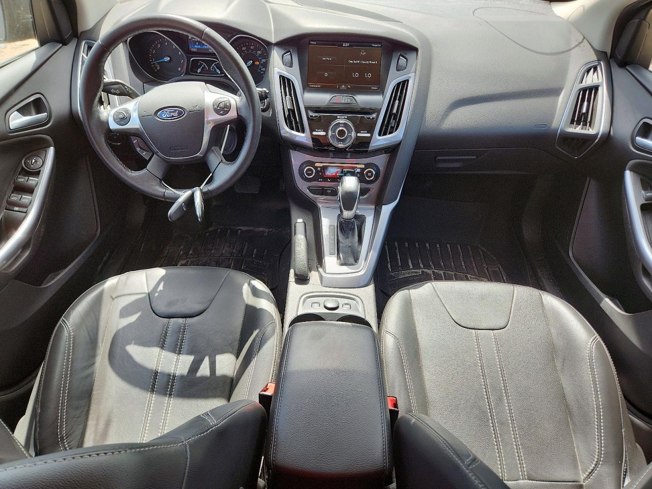 2014 Ford Focus Titanium Черный vin: 1FADP3N28EL227506