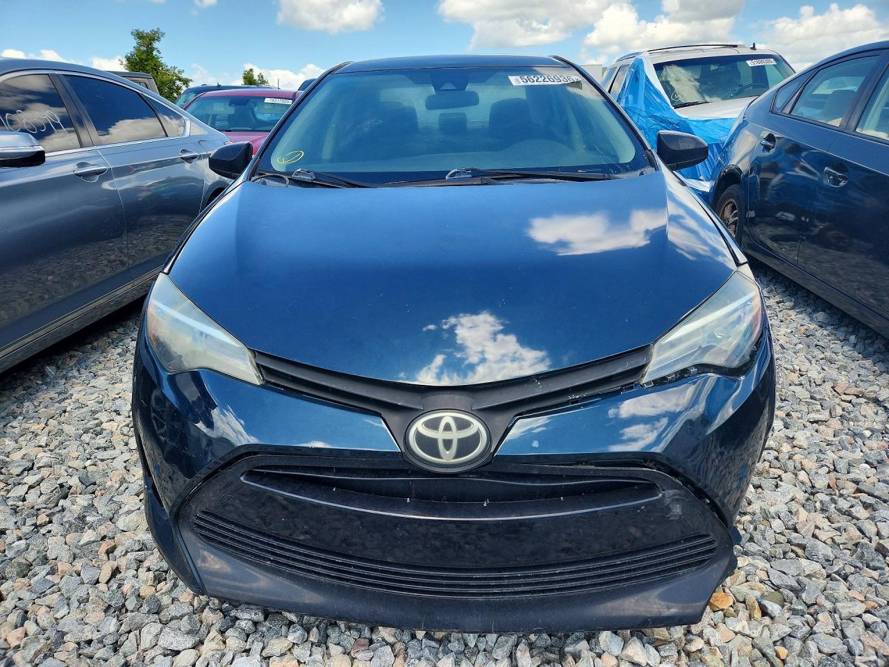 2019 Toyota Corolla Le Синий vin: 2T1BURHE3KC128808