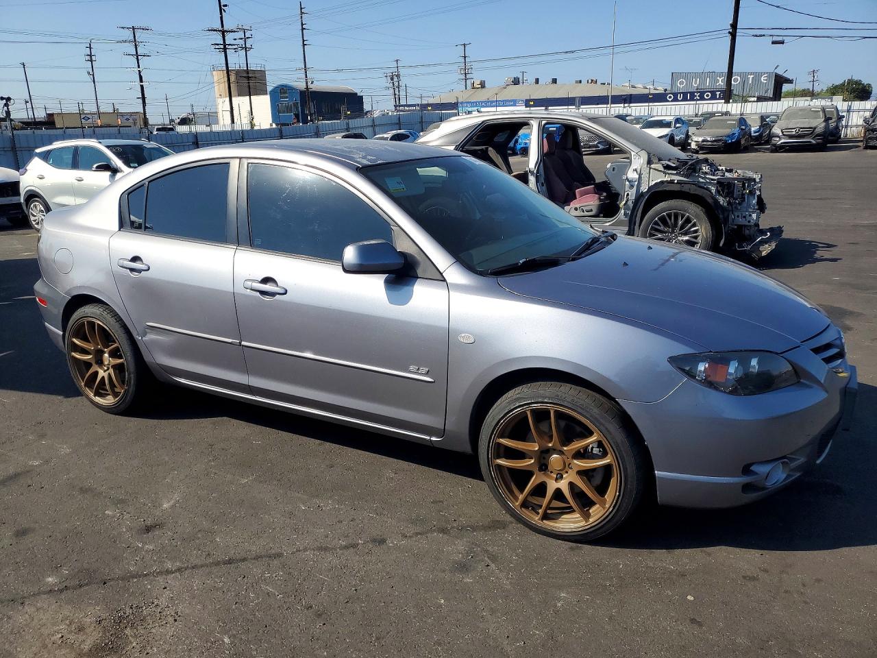 2005 Mazda 3 S Silver vin: JM1BK123751323060