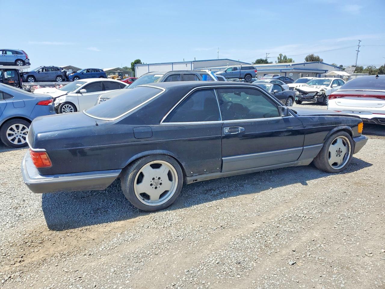 1989 Mercedes-benz 560 Sec Black vin: WDBCA45E6KA487092