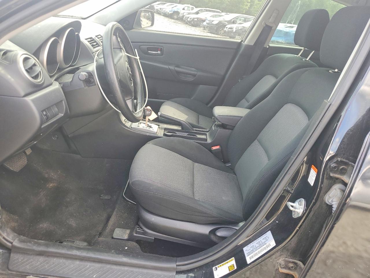 2009 Mazda 3 I Black vin: JM1BK32F691248718