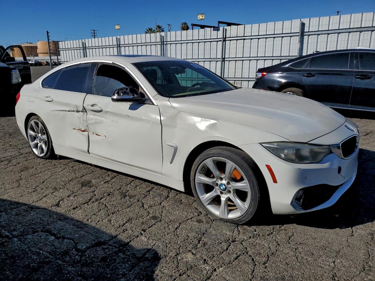 2015 Bmw 428 I Gran Coupe Sulev White vin: WBA4A9C53FGL85187