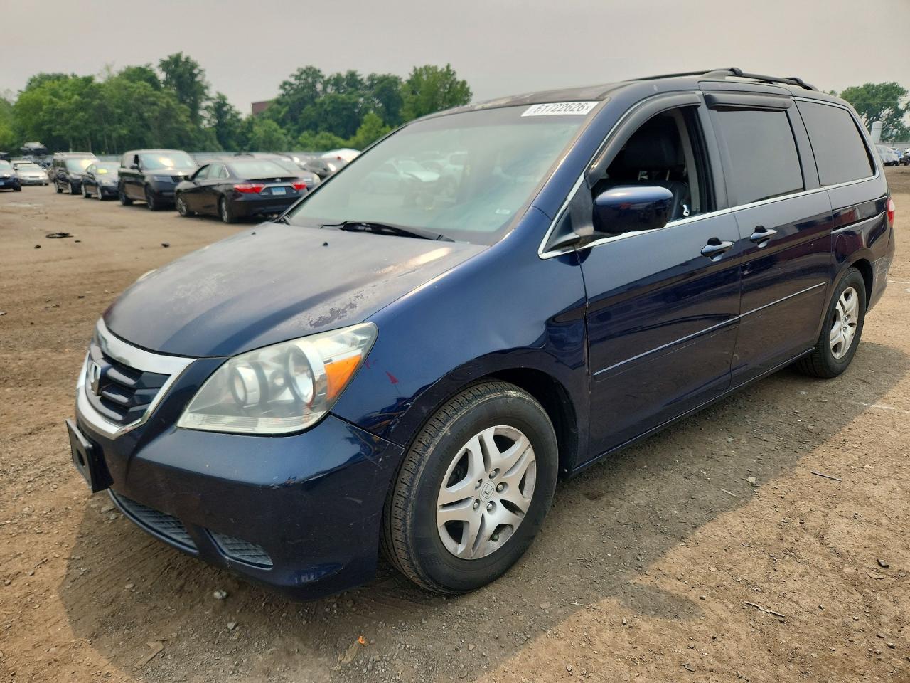 2007 Honda Odyssey Exl Blue vin: 5FNRL38767B057655