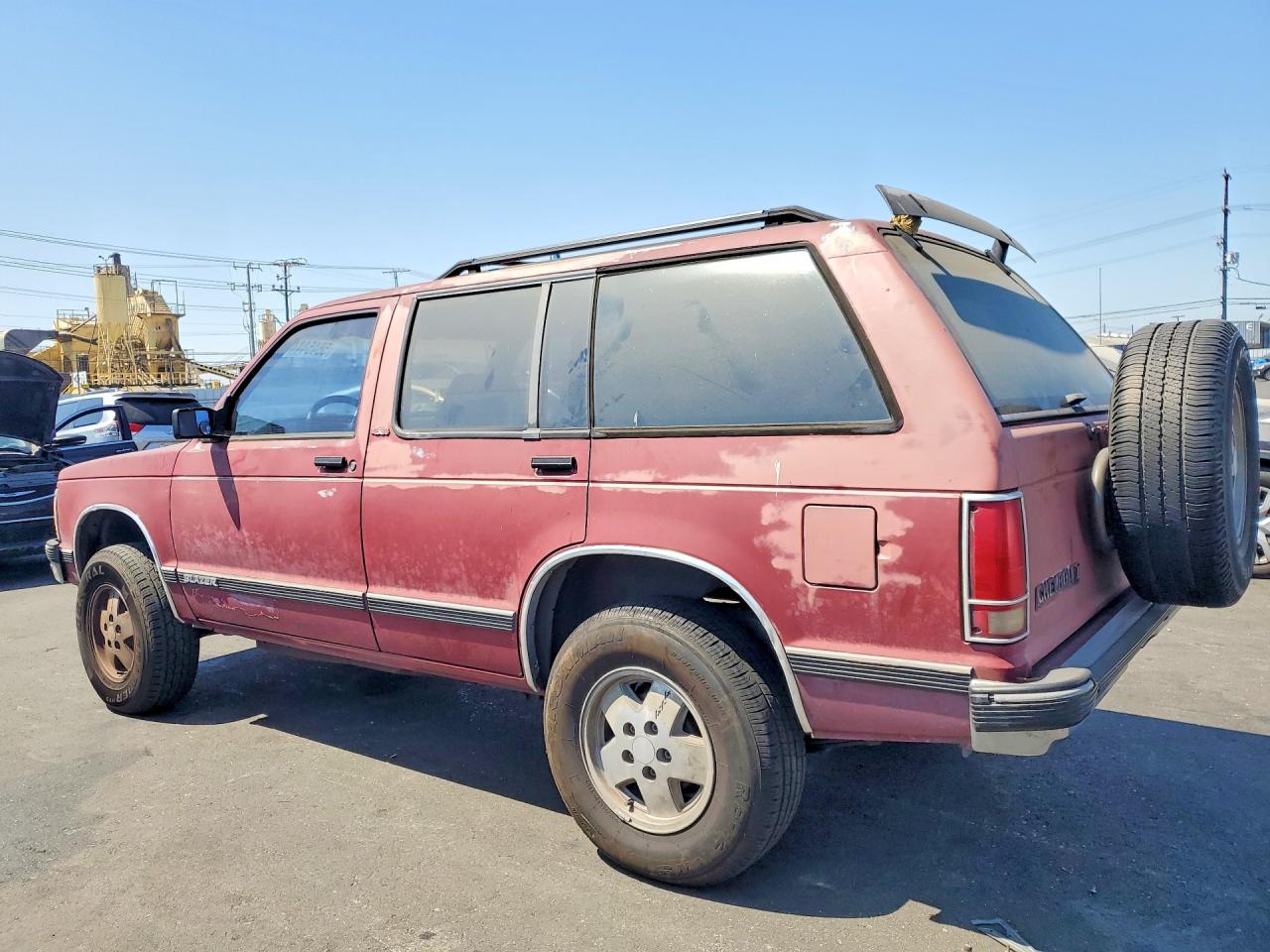 1991 Chevrolet Blazer S10 Burgundy vin: 1GNDT13Z3M2196073