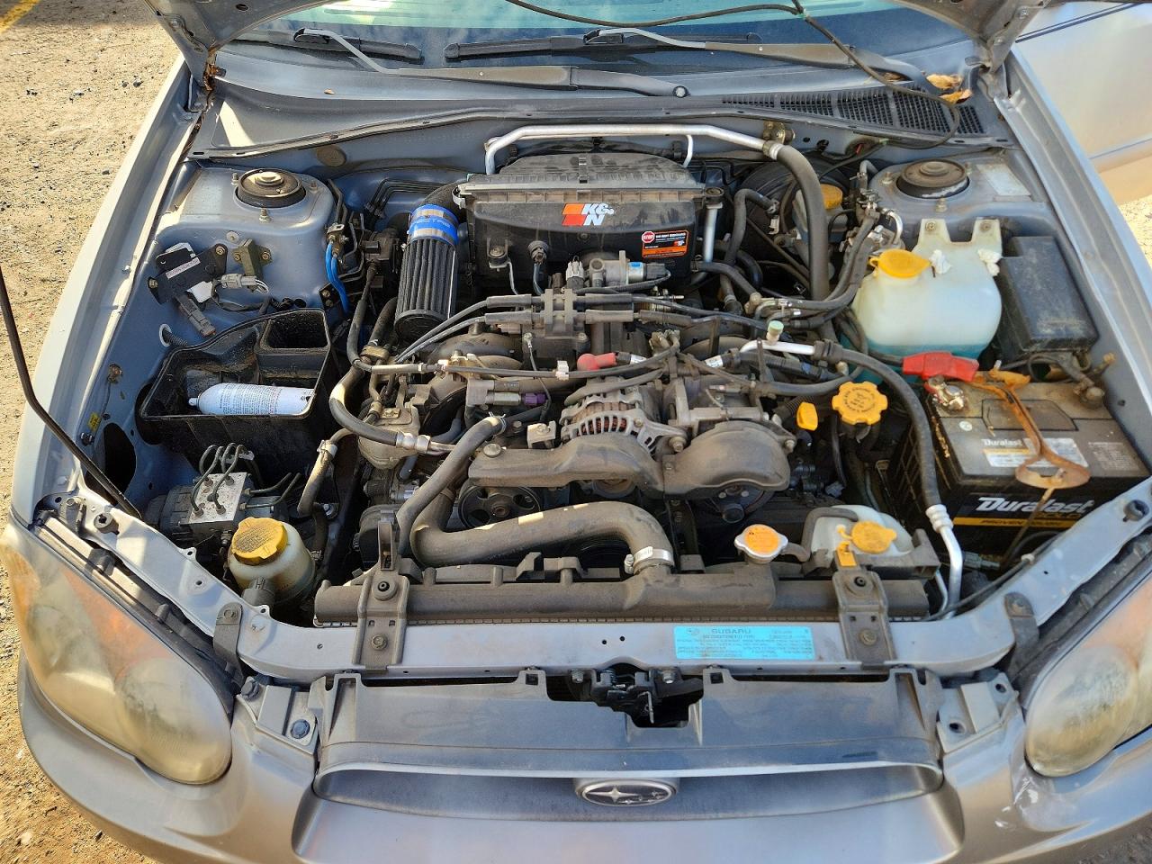 2004 Subaru Impreza Outback Sport Silver vin: JF1GG68564H813885
