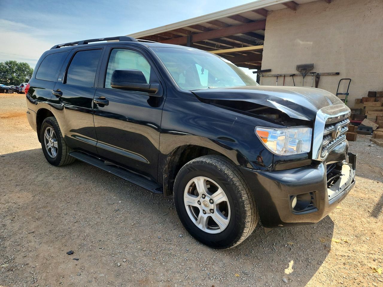 2008 Toyota Sequoia Sr5 Black vin: 5TDZY64A88S001959