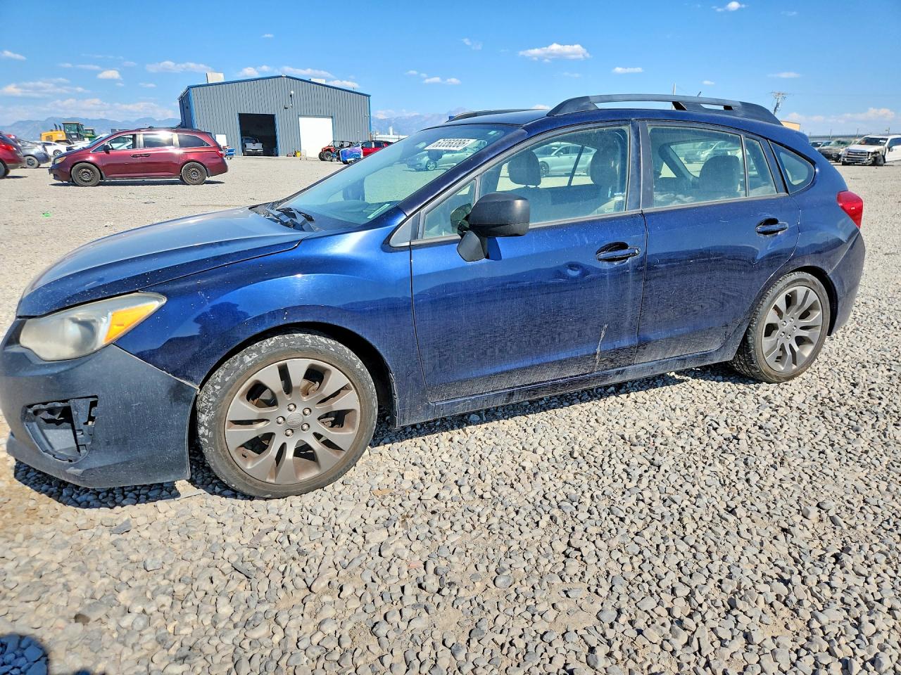 2014 Subaru Impreza Sport Limited Blue vin: JF1GPAS65EH235963