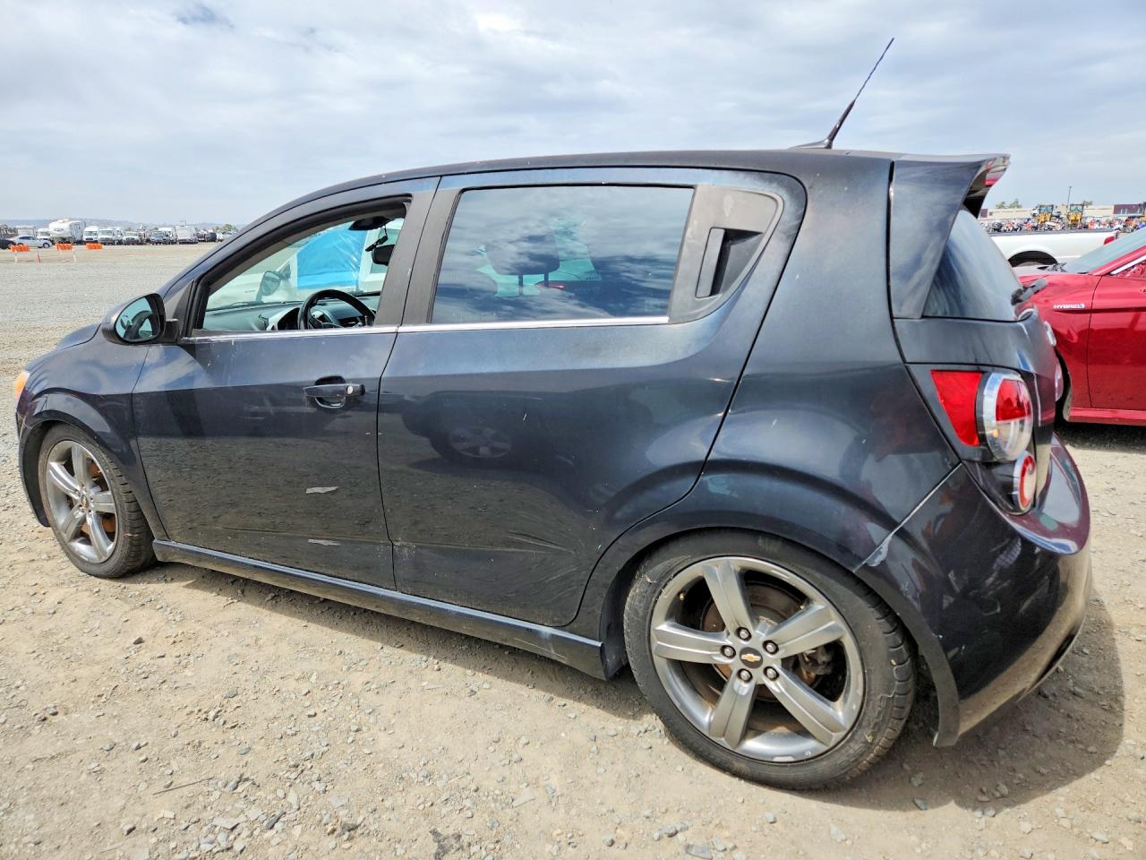 2013 Chevrolet Sonic Rs Black vin: 1G1JH6SB3D4152960