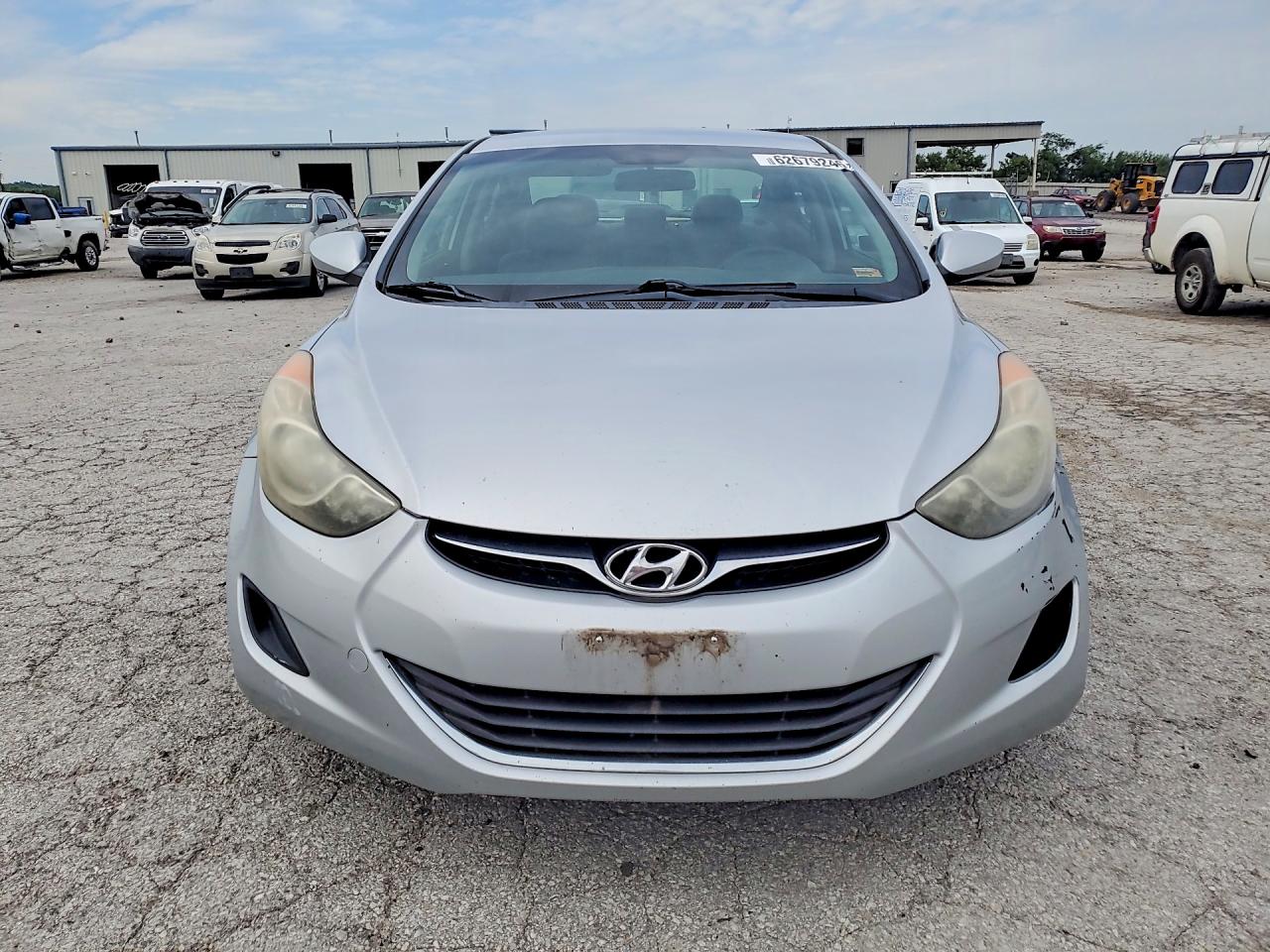 2013 Hyundai Elantra Gls Silver vin: 5NPDH4AE3DH268285