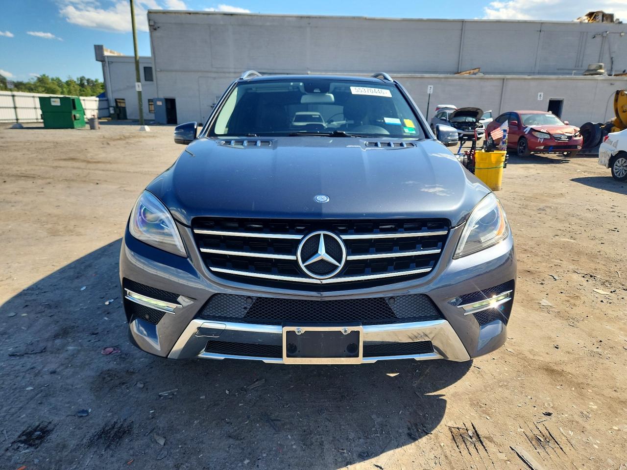 2015 Mercedes-benz Ml 400 4matic Серый vin: 4JGDA5GB2FA496534