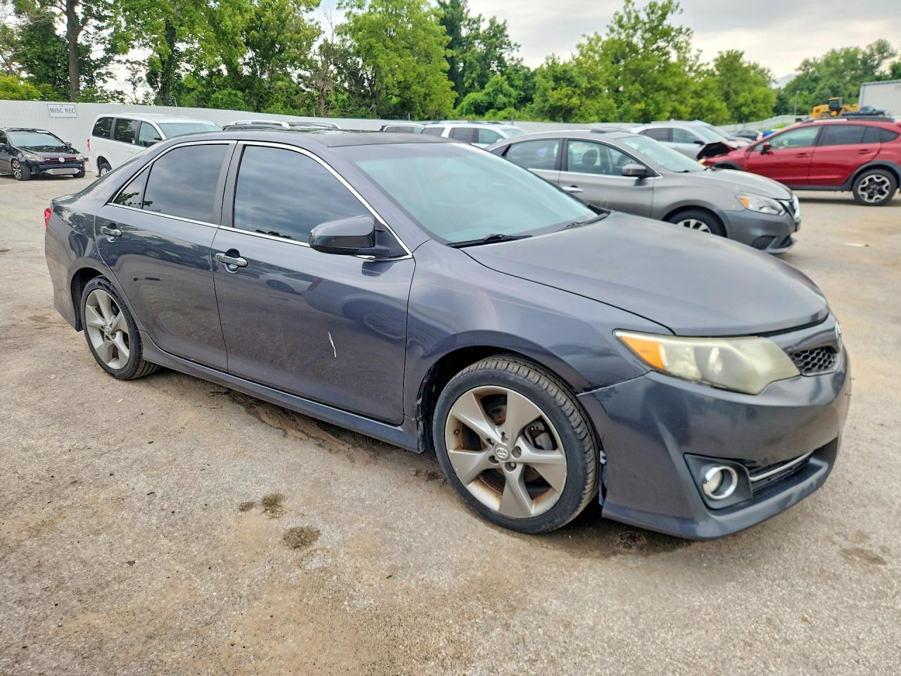 2012 Toyota Camry Se V6 Gray vin: 4T1BK1FK1CU520489