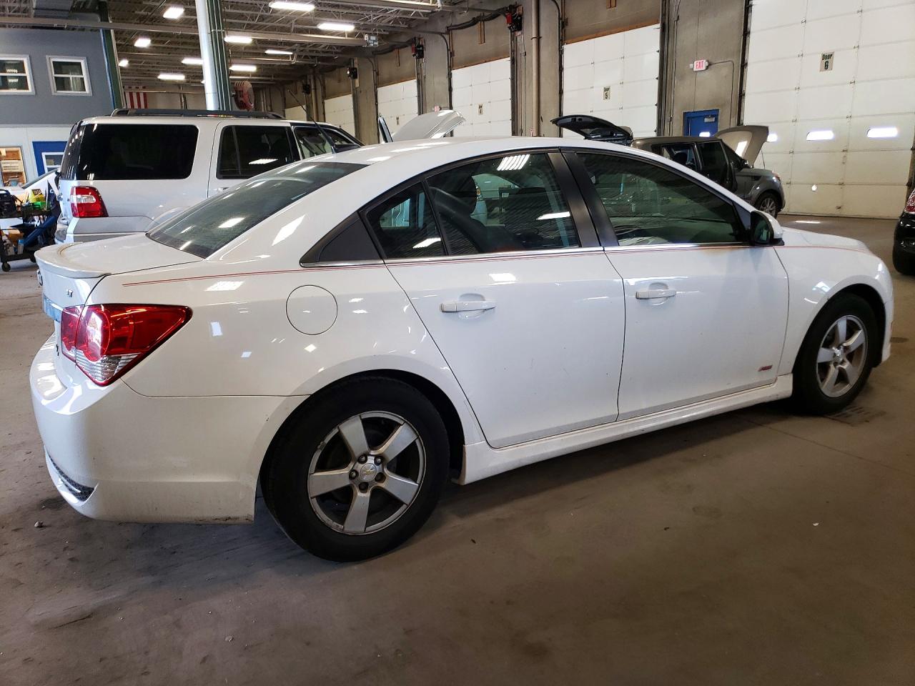 2014 Chevrolet Cruze Lt White vin: 1G1PC5SB8E7452688
