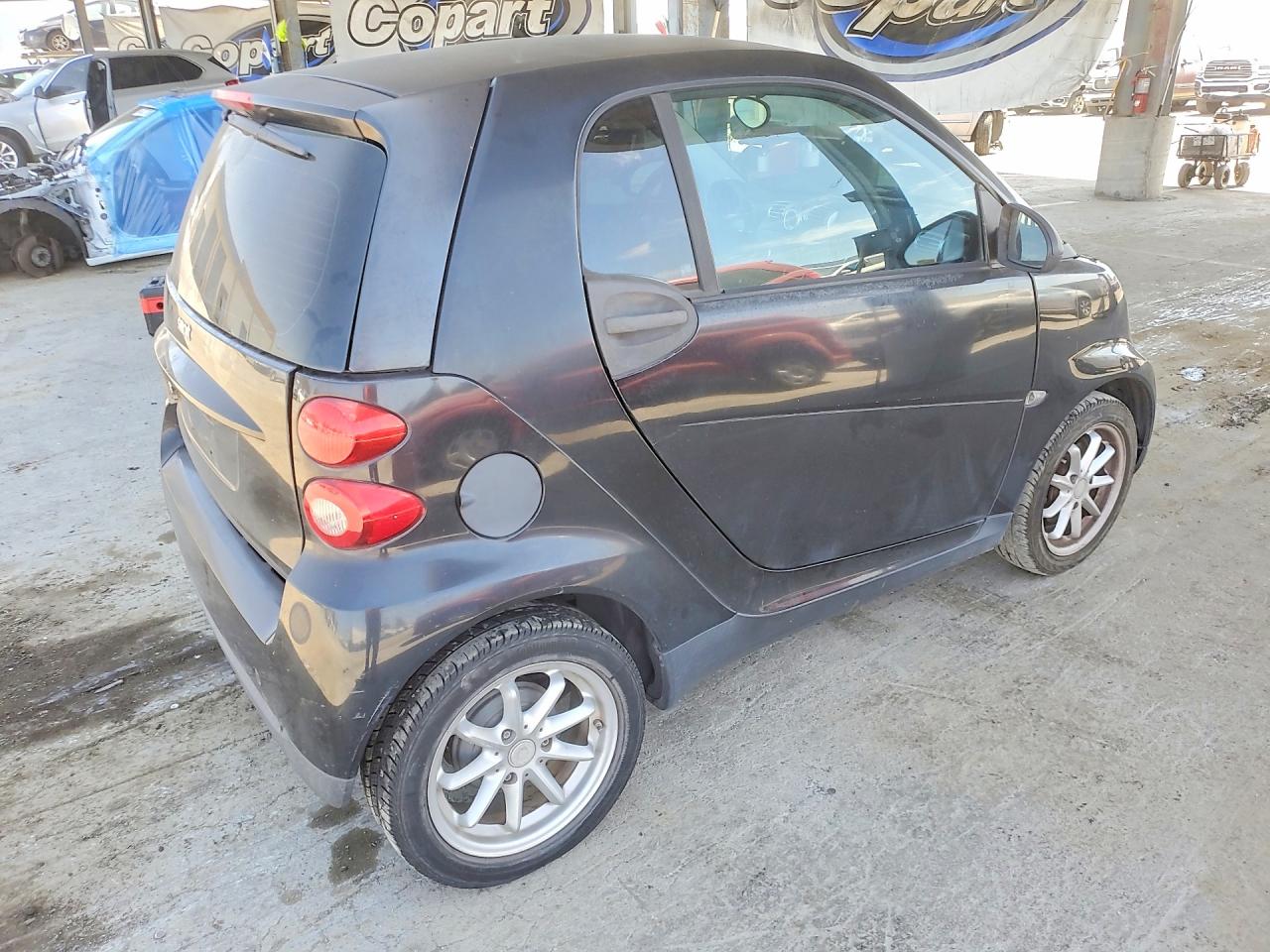 2009 Smart Fortwo Pure Black vin: WMEEJ31X79K273021