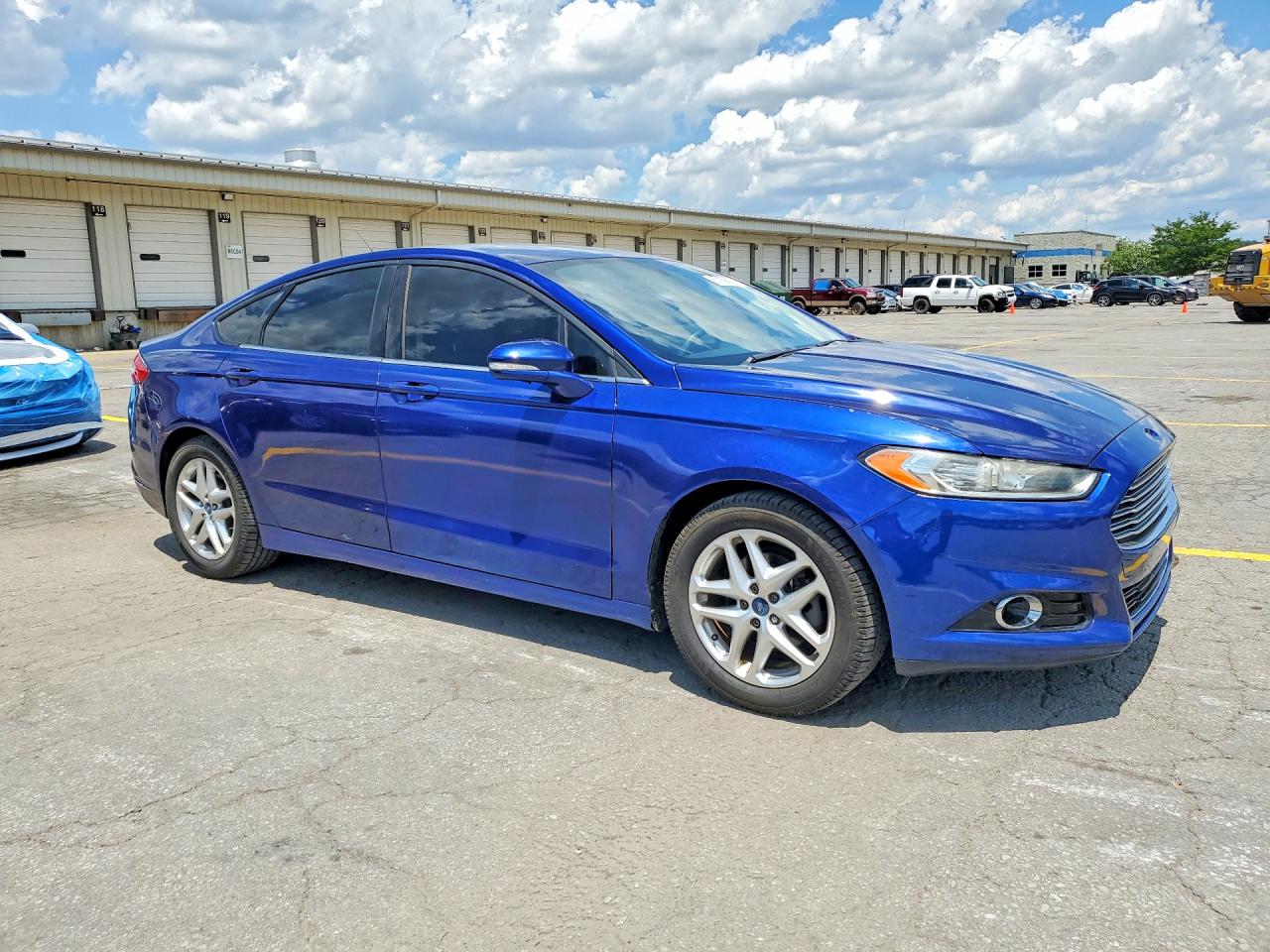 2013 Ford Fusion Se Blue vin: 3FA6P0HR5DR260303