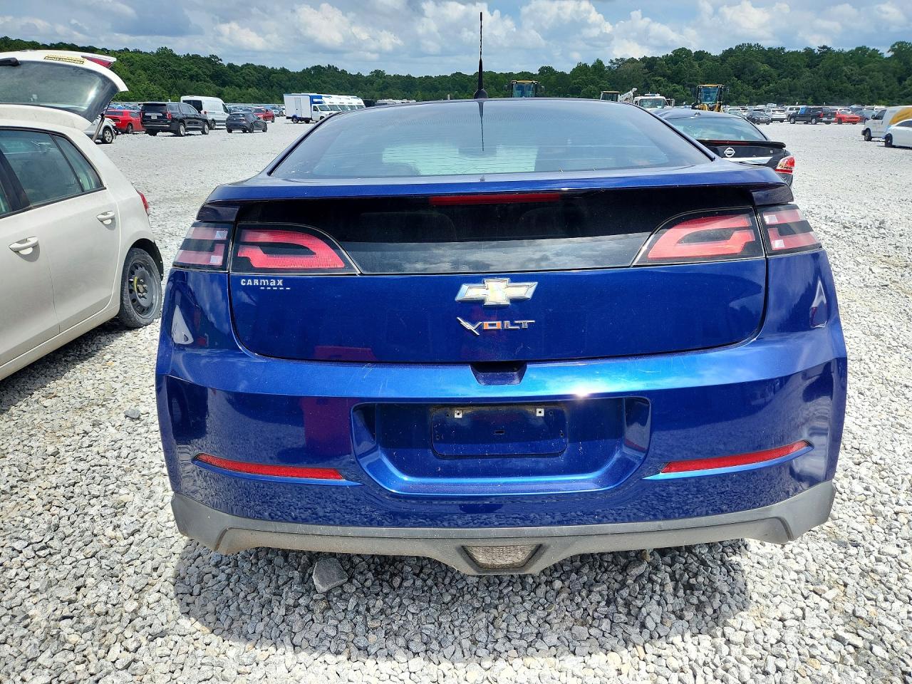 2013 Chevrolet Volt Синий vin: 1G1RB6E42DU106487