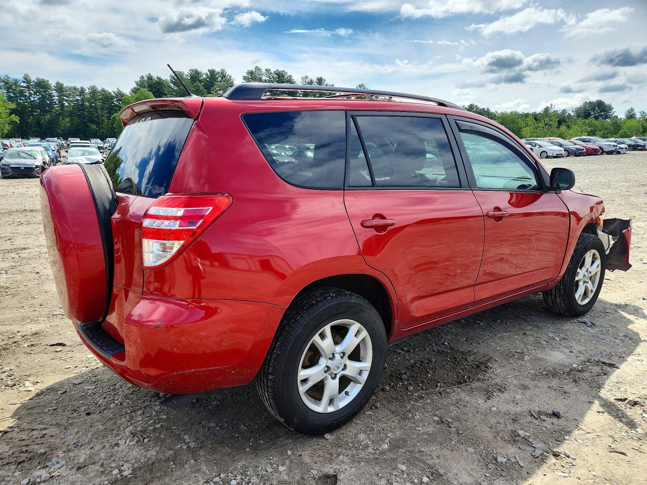 2011 Toyota Rav4 Base Red vin: 2T3ZF4DV9BW076494