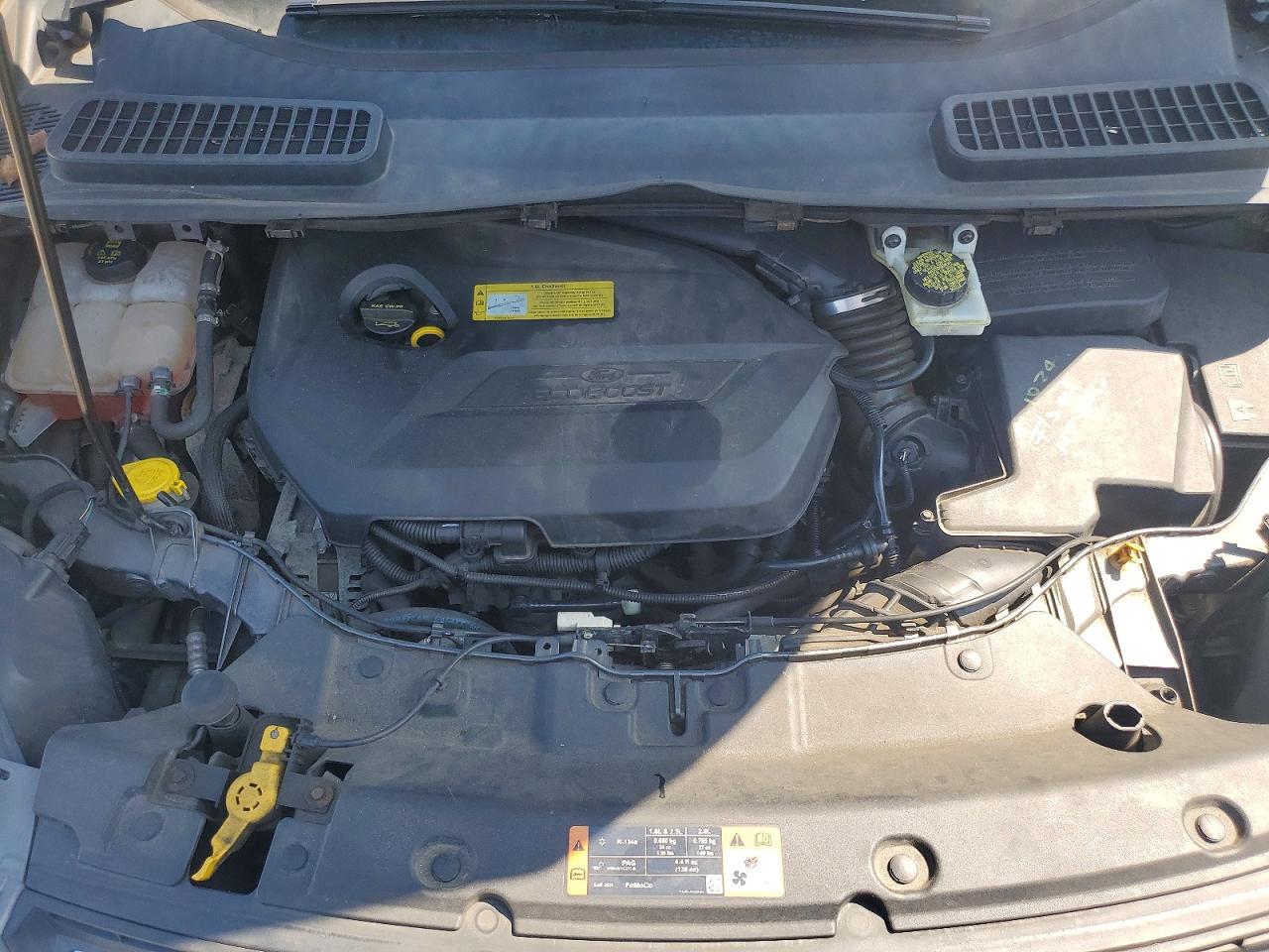 2014 Ford Escape Se Gray vin: 1FMCU0GX0EUC48474