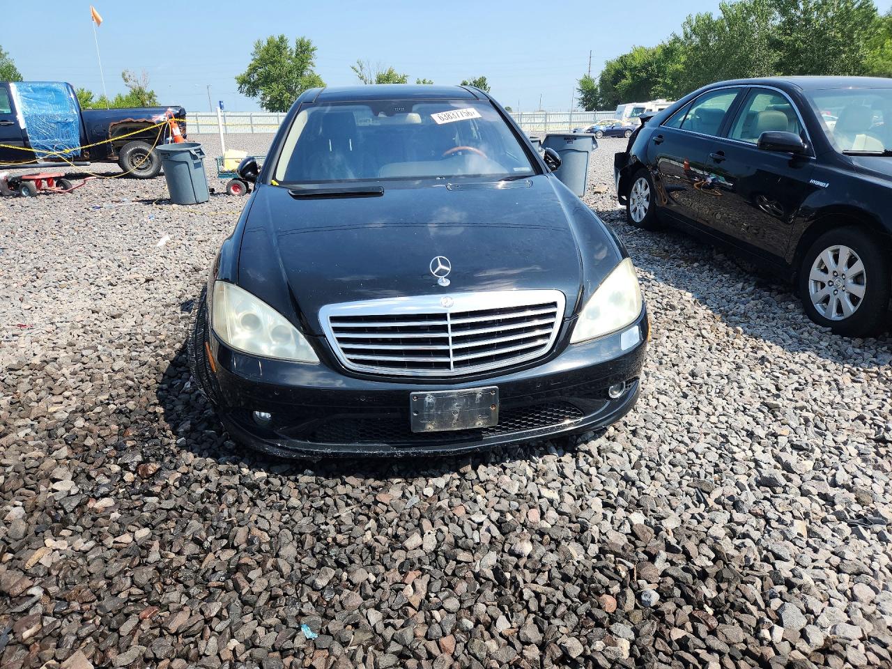 2008 Mercedes-benz S 550 4matic Black vin: WDDNG86XX8A184931