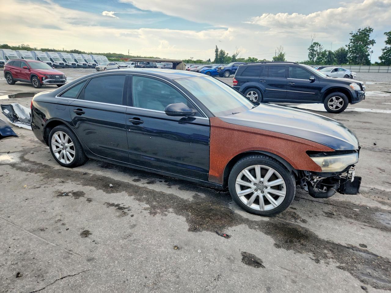 2015 Audi A6 Premium Black vin: WAUCFAFC3FN015474