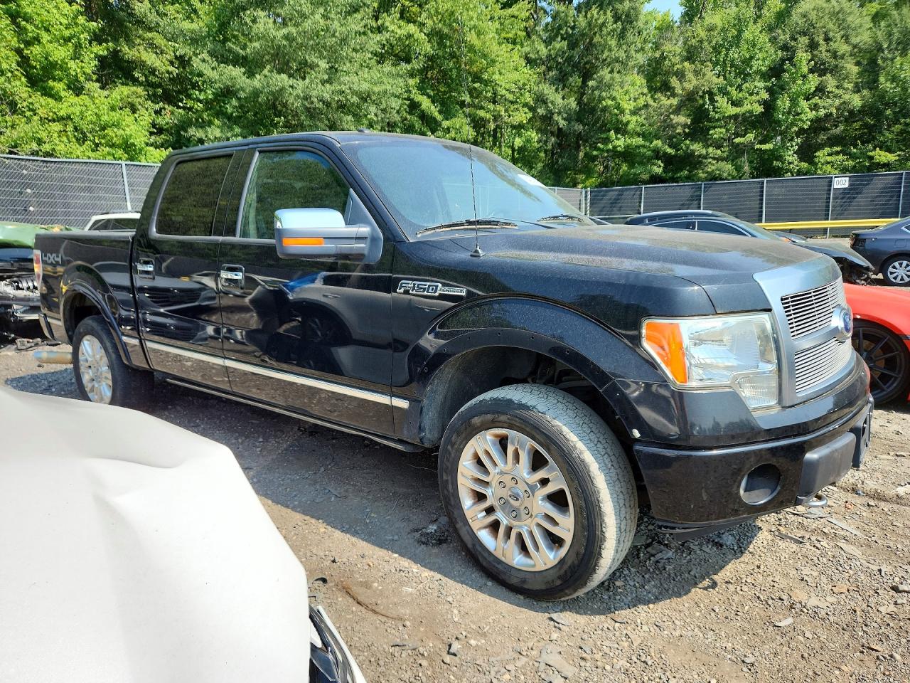 2012 Ford F150 Supercrew Black vin: 1FTFW1EF7CFA02647
