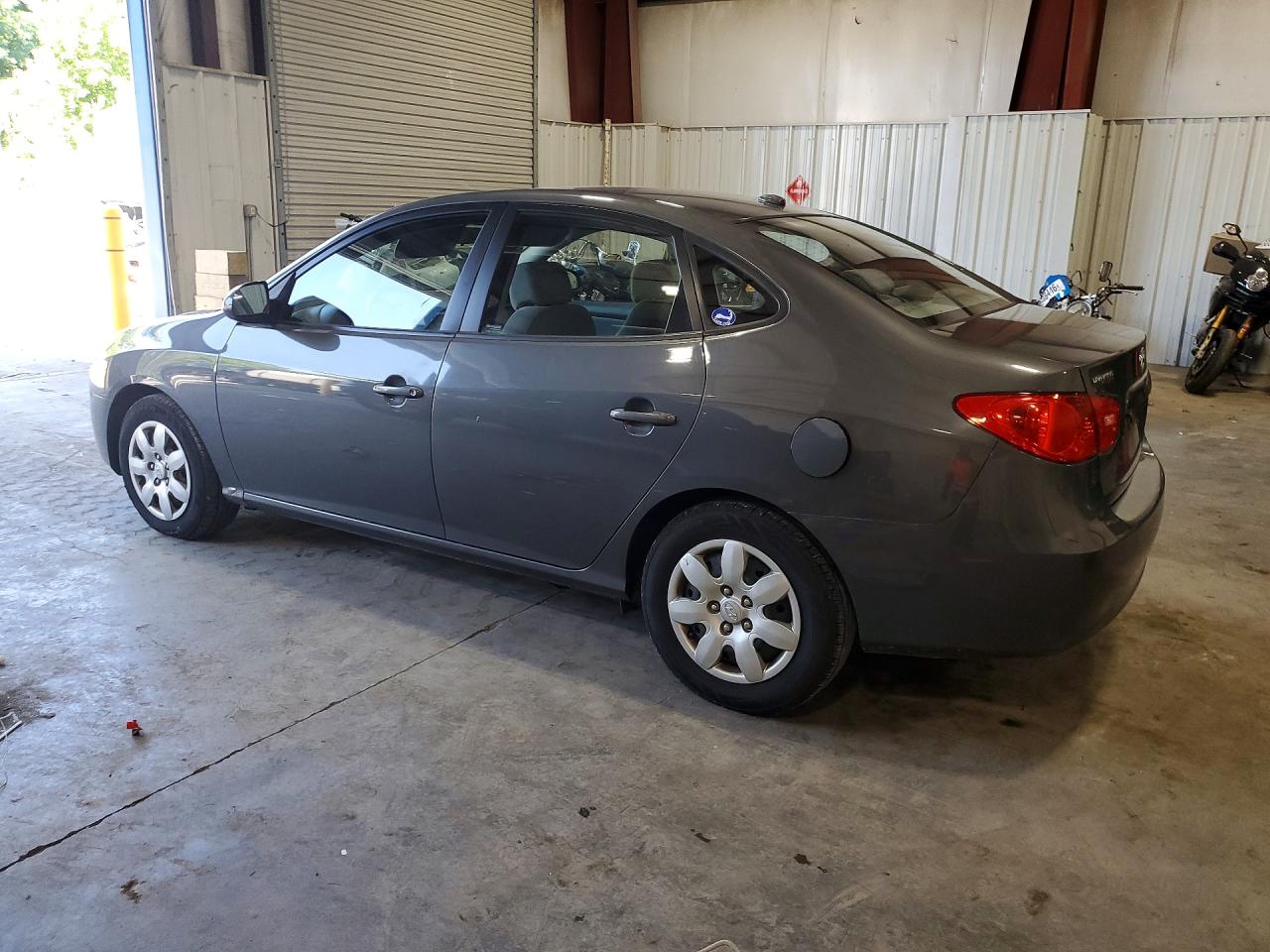 2007 Hyundai Elantra Gls Gray vin: KMHDU46D67U198704