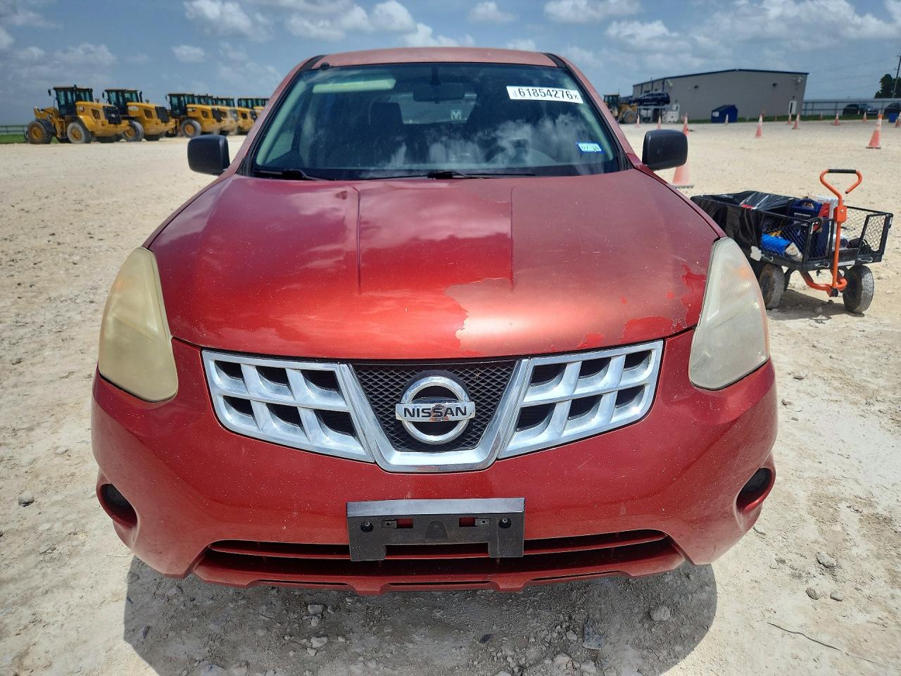 2011 Nissan Rogue S Red vin: JN8AS5MT7BW178816