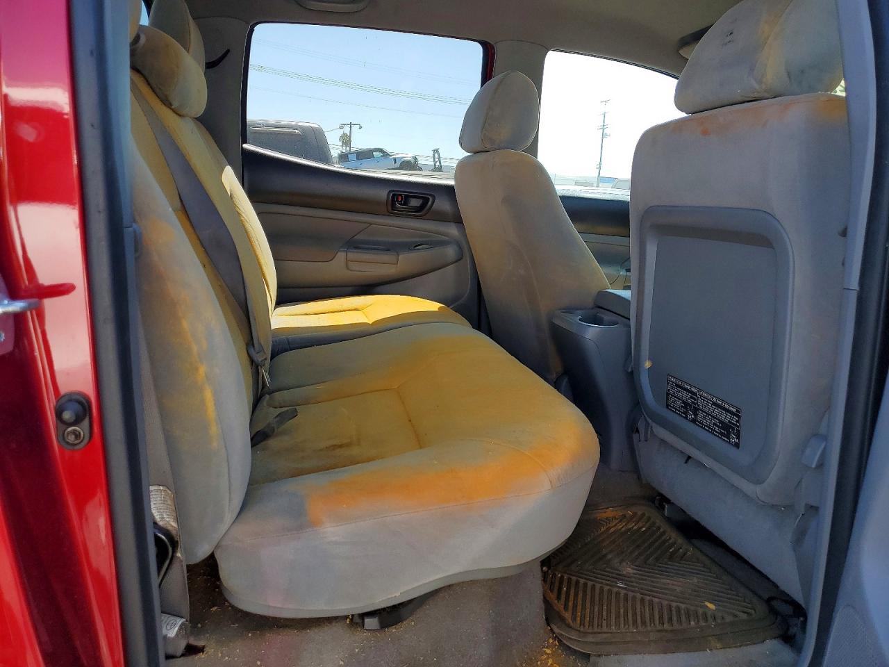 2006 Toyota Tacoma Double Cab Prerunner Long Bed Красный vin: 5TEKU72NX6Z287001